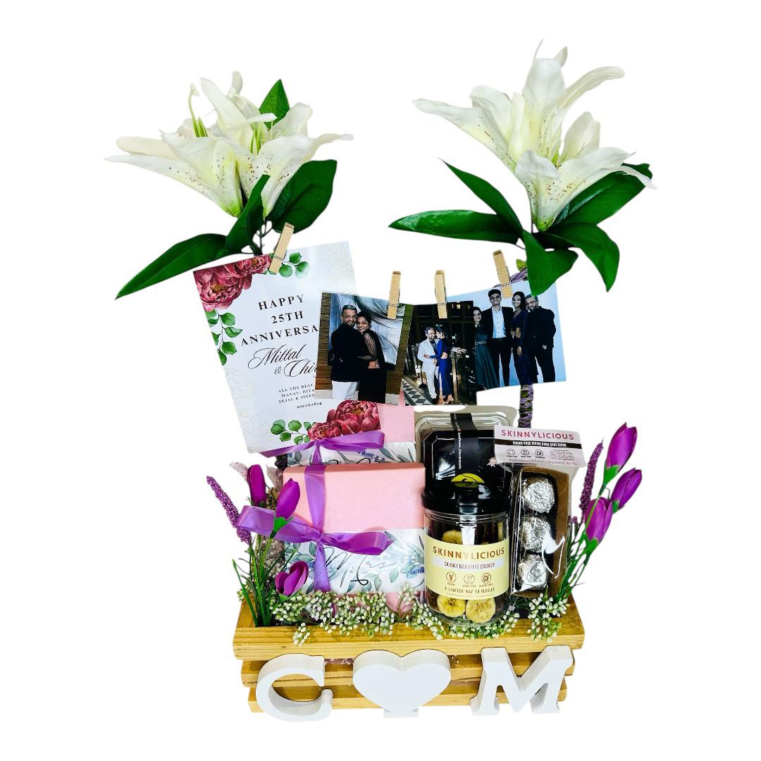 25th Anniversary Custom Gift Basket Bangkok