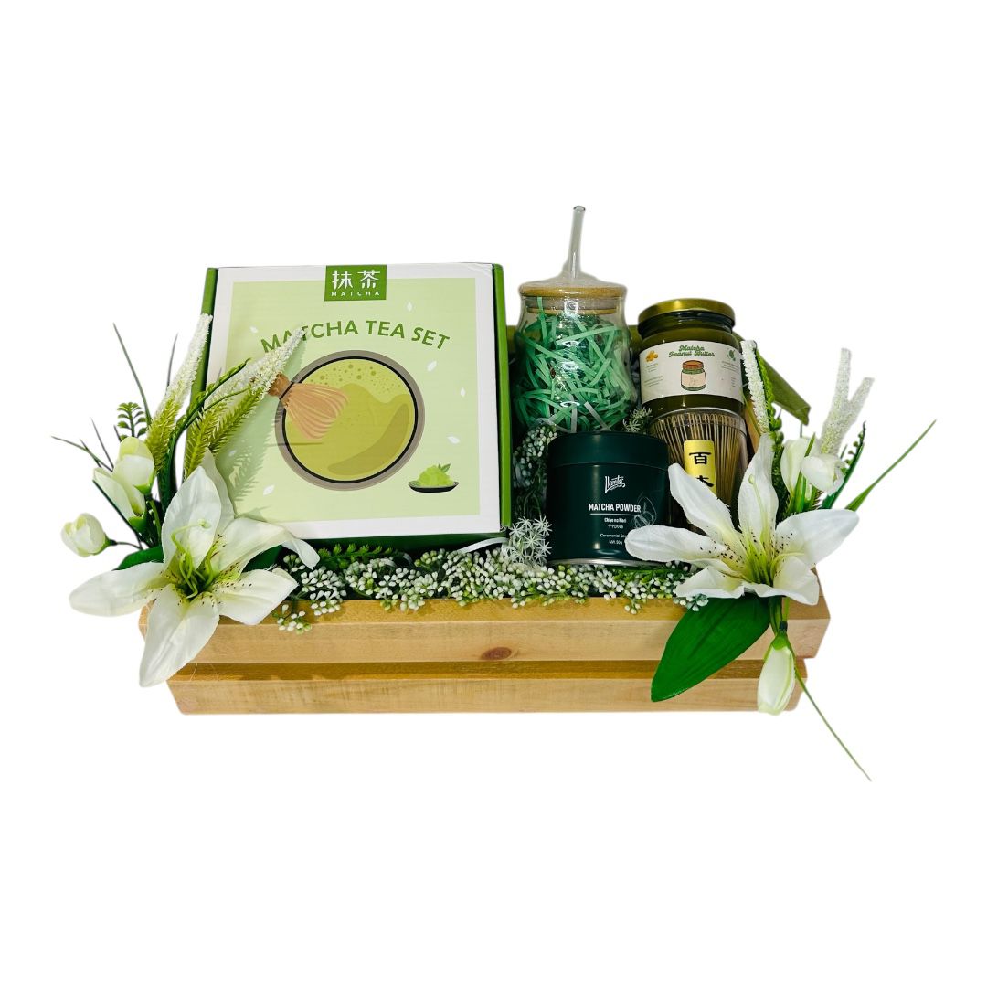 Matcha Themed Gift Basket Bangkok