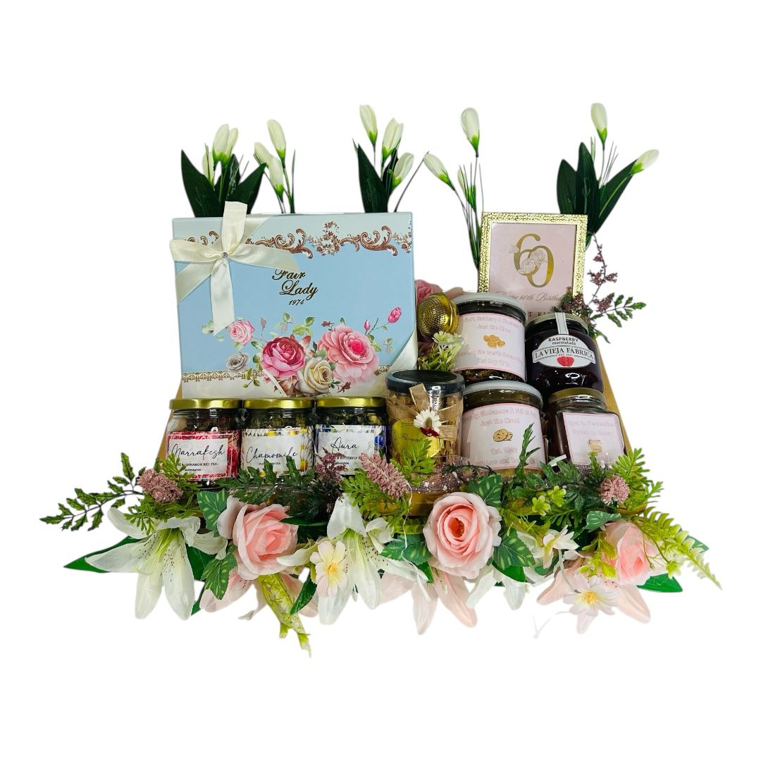 60th Birthday Custom Gift Basket Thailand